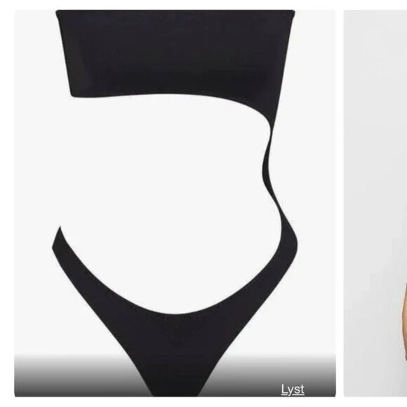 Skims Black Monokini - Picture 2 of 3